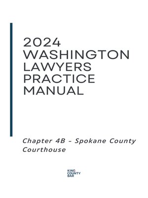 cover image of 2024-25 Washington Lawyers Practice Manual Chapter 4B